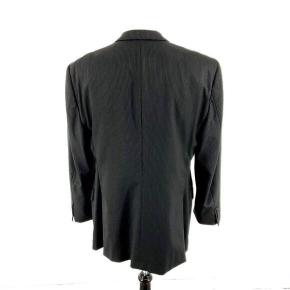 Brooks‎ Brothers 1818 Regent Wool 3 Button Suit Jacket 42R Gray Striped - Picture 5 of 10